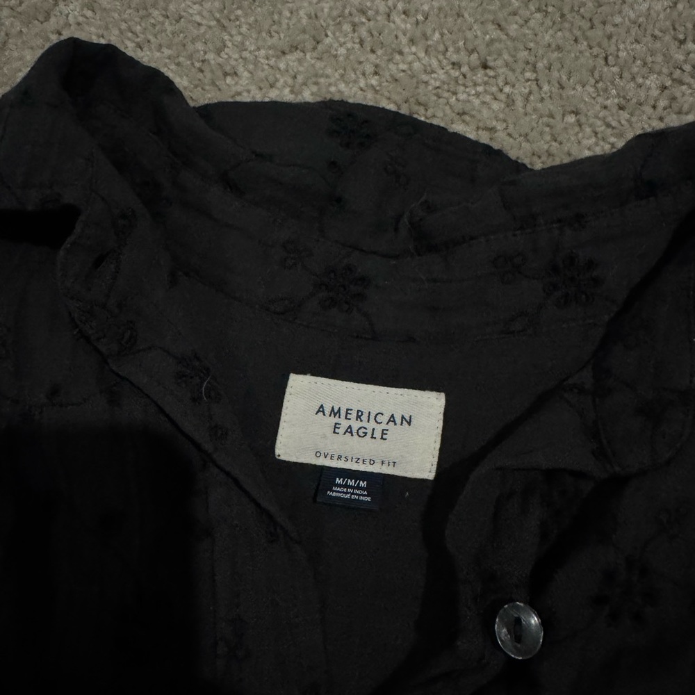 Ae Go Big Oversized Button Down / Button Up - image 4